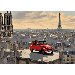 Carte postale "2CV" - Le Petit Local
