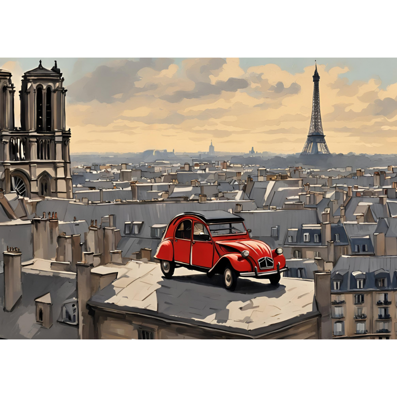 Carte postale "2CV" - Le Petit Local