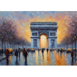 Carte postale "Arc de triomphe" - Le Petit Local