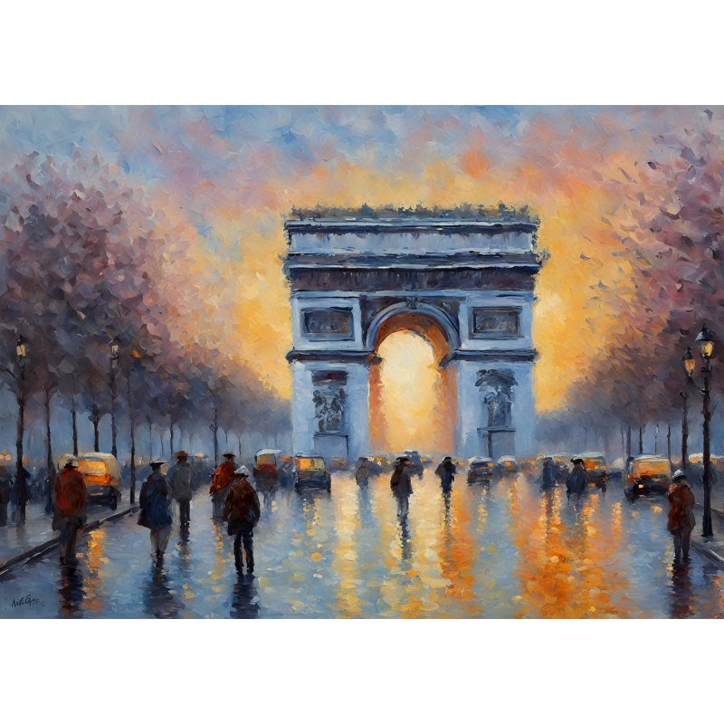 Carte postale "Arc de triomphe" - Le Petit Local