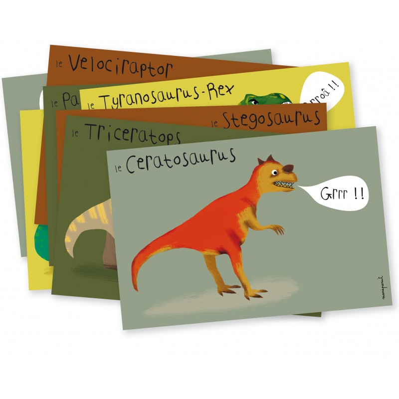 8 Cartes d'Invitations - Pirouette Cacahouète