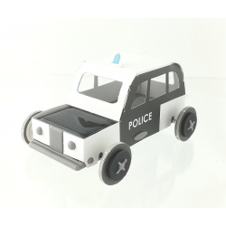 Voiture Solaire en Carton 4L Police - Litogami