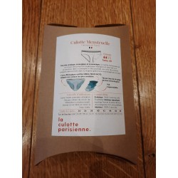 Culotte Menstruelle "Simone" (shorty avec dentelle) - La Culotte Parisienne