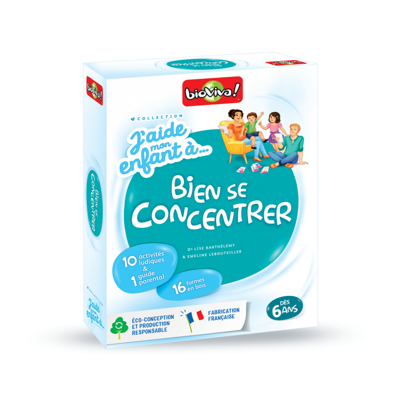 J'aide mon enfant à bien se concentrer - Bioviva