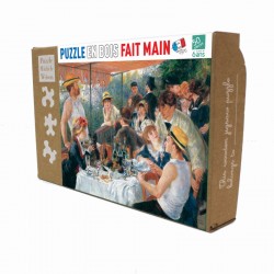 Puzzle Michèle Wilson 50 Pièces "Le déjeuner des canotiers" - Découpé à la Main - Boîte