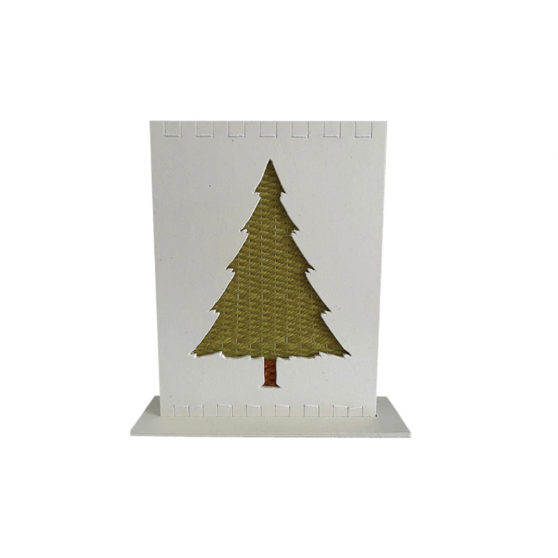 Set de tissage "Sapin" monté - Cartonne