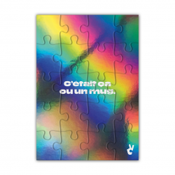 Puzzle 20 pièces "Merci" - Piece & Love - le puzzle complet