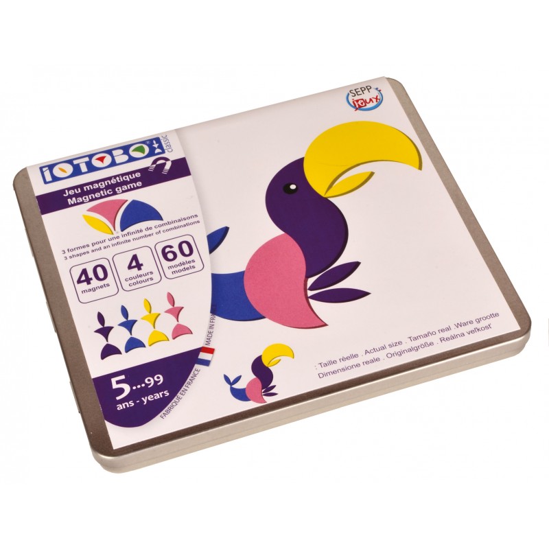 Jeu magnétique de voyage iOTOBO "Toucan" - Sepp Jeux - La boite fermée