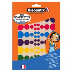 60 Gommettes Rondes - Cléopatre