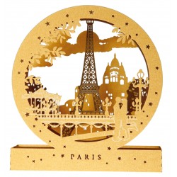 Cercle 3D "Tour Eiffel" -...