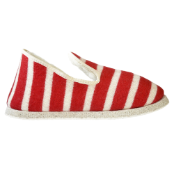Charentaises "Marinière rouge" - Rivalin